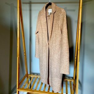 Long woolen blend coat perfect for fall!